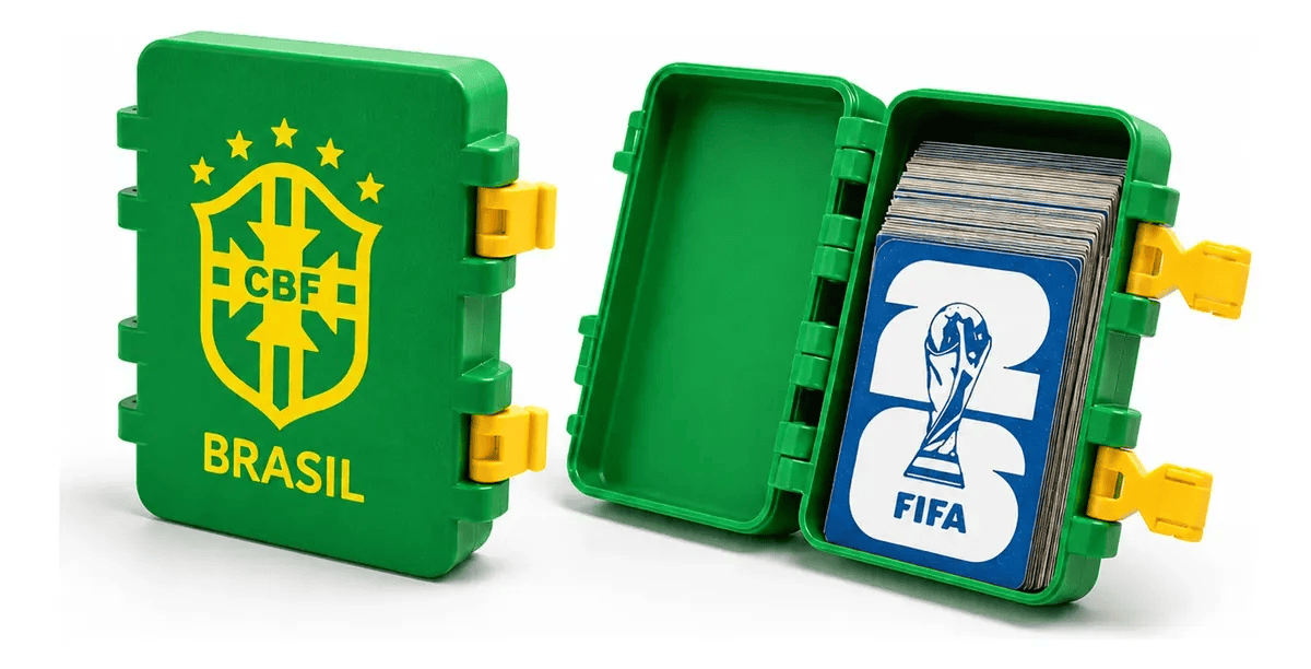 Caixa Porta 240 Figurinhas Album Copa Do Mundo 2026 Grande