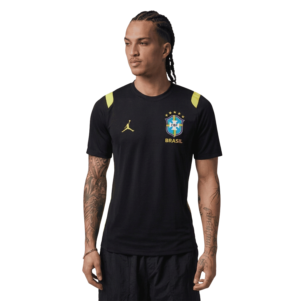 Camiseta Brasil Jordan Academy Pro 2026 Treino Masculina