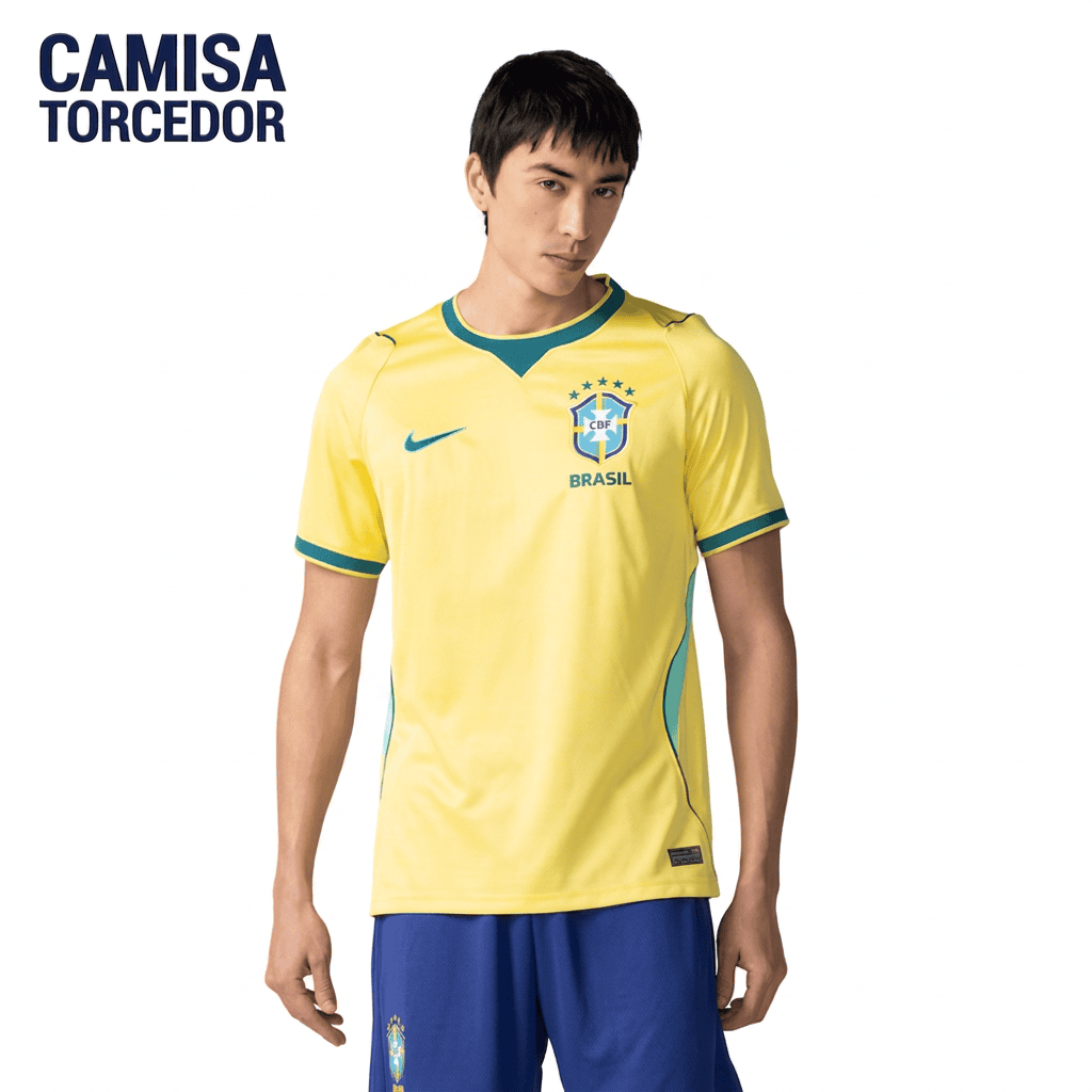 Camisa Brasil Nike I 2026/27 Torcedor Pro Masculina