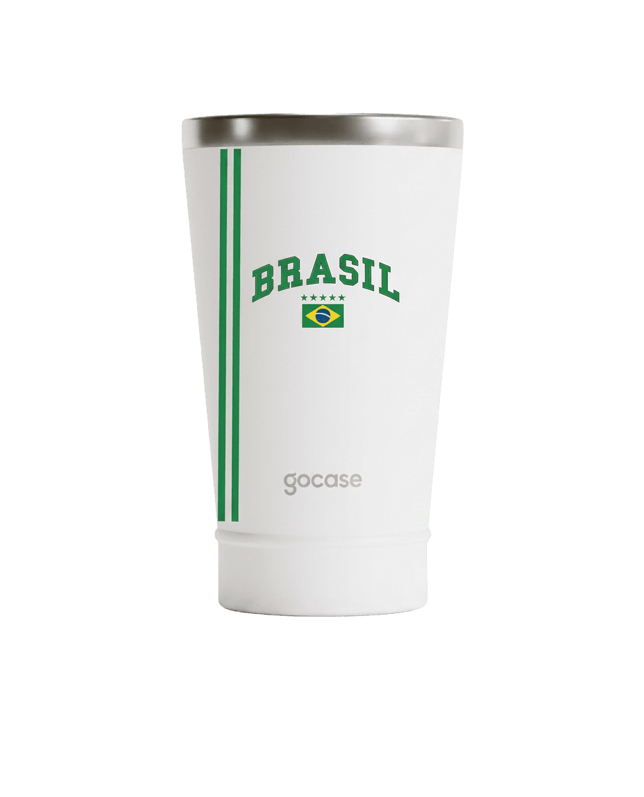 Copo Térmico + Ebook - Brasil Blusa Retrô