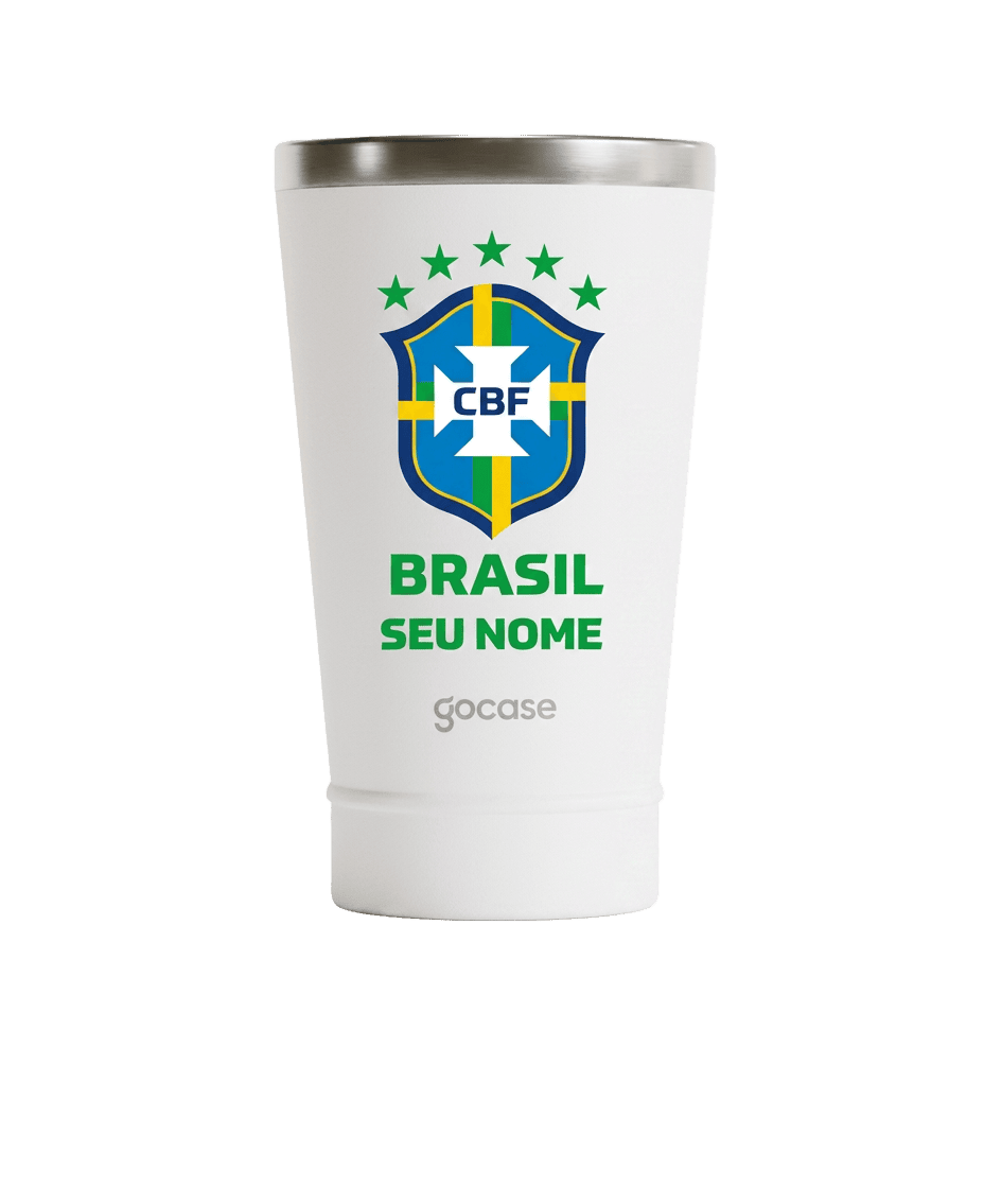 Copo Térmico Cerveja + Ebook - CBF - Títulos